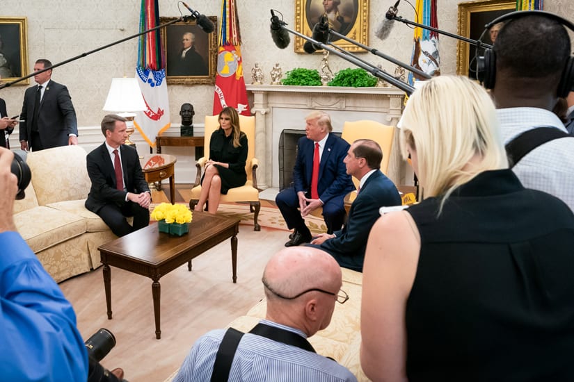 FDA Comm Sharpless First Lady Melania And President Trump